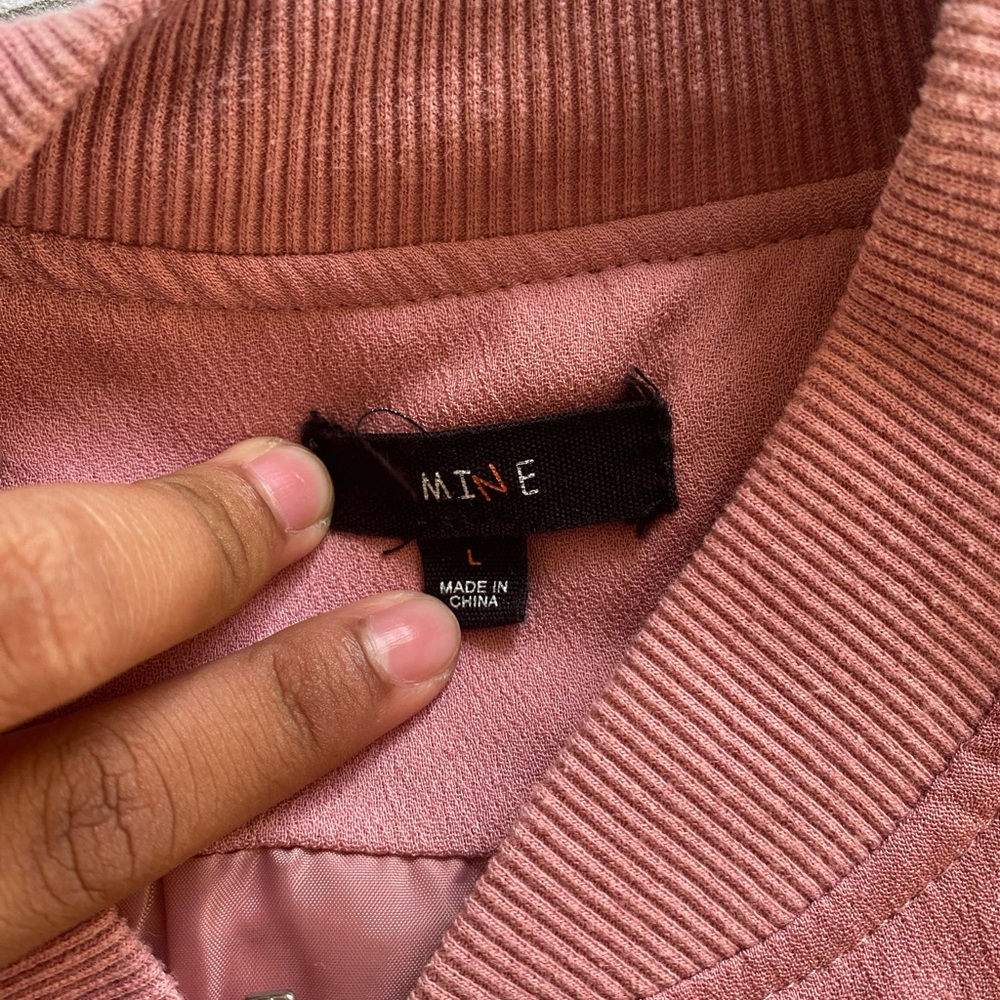 Pink Bomber Jacket - Picture 2 of 4